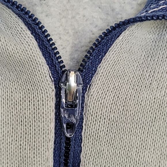 Vintage 80s MOD Sweatshirt Large 23x27 Gray - Picture 12 of 13